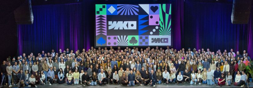 Webflow’s Sales team at WKO in Las Vegas